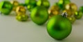 Christmas green ornament Royalty Free Stock Photo