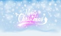 Christmas greeting background template with snowflakes rainy. Beautiful winter wallpaper backdrop for wintry season Royalty Free Stock Photo