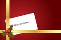 Christmas greeting card Royalty Free Stock Photo