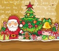 Christmas greeting card Royalty Free Stock Photo