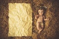 Baby Jesus Christmas cards. Royalty Free Stock Photo