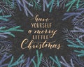 Christmas greeting card. Royalty Free Stock Photo