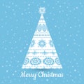 Christmas Greeting Card. Vector illustration