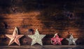 Christmas greeting. Christmas decoration. Christmas stars. Xmas ornaments.