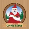 Christmas greeting. Vector illustration decorative background design Royalty Free Stock Photo