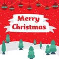 Christmas greeting. Vector illustration decorative background design Royalty Free Stock Photo