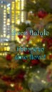 Christmas greetings in Italian. Buon Natale e felice anno nuovo which means Merry Christmas and Happy New Year