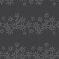 Christmas Grey Holiday seamless pattern background