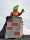 Christmas Grinch In Chimney