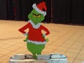 The Christmas Grinch Standing On Floor Royalty Free Stock Photo