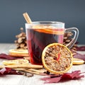 Christmas grog mulled wine Royalty Free Stock Photo