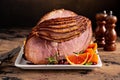 Christmas ham brown sugar glazed