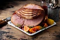 Christmas ham brown sugar glazed