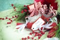 Christmas hamper Royalty Free Stock Photo