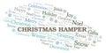 Christmas Hamper word cloud