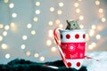Christmas Hamster Royalty Free Stock Photo