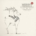 Christmas hand drawn unique reindeer illustration