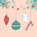 christmas hang ornaments