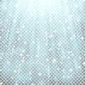 Snowfall on transparent background, aqua color Royalty Free Stock Photo