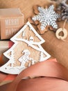 Christmas and happy new year home decor