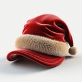 Christmas hat 3d render in blender in white background