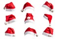 Christmas hat on white background Royalty Free Stock Photo