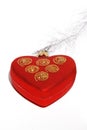 Christmas heart decoration Royalty Free Stock Photo