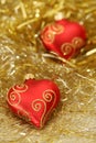 Christmas - Hearts Royalty Free Stock Photo