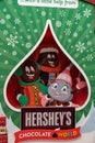 The Christmas HersheyÃ¢â¬â¢s Kisses Display Royalty Free Stock Photo