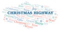 Christmas Highway word cloud