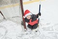 Christmas hockey boy