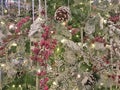 Silver Christmas Background Royalty Free Stock Photo