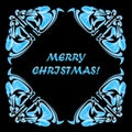 3d ornament,color pattern with shadow,modern ukrainian design,computer graphics,merry christmas!Place for text