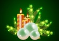 Christmas holiday candles