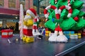 The Christmas holiday celebrated down under in Sydney with Lego decorations