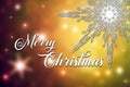 Merry Cristmas - card. Abstract background. Royalty Free Stock Photo