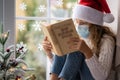 Christmas holiday during pandemic coronavirus COVID 19 concept Royalty Free Stock Photo