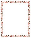 Christmas & Holiday Pine Cone & Ribbon Frame