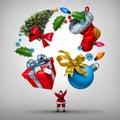 Christmas Holiday Planning Royalty Free Stock Photo
