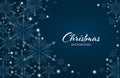 Christmas holiday season background Ã Â¹âÃ Â¸Â£Ã Â¸Â°Ã Â¹â° Abstract Christmas and New Years Background with white snowflakes, circle shape.