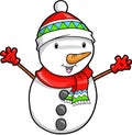 Christmas Holiday Snowman