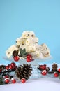 Christmas holiday traditional White Christmas confectionery chocolate fudge