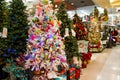 Christmas Holiday Tree Display at Retail Store