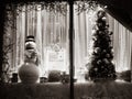 Christmas Holiday Window display at Tower City in Public Square downtown Cleveland Royalty Free Stock Photo