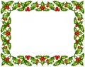 Christmas Holly frame