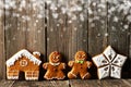 Christmas homemade gingerbread cookies