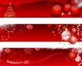 Christmas Horizantal Banner Royalty Free Stock Photo