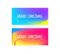 Christmas horizontal banner blurred Background Xmas design. Holly Jolly Christmas lettering Holiday happy xmas time of