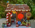 Christmas house for kids with presents