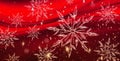 Christmas ice crystal banner, background Royalty Free Stock Photo